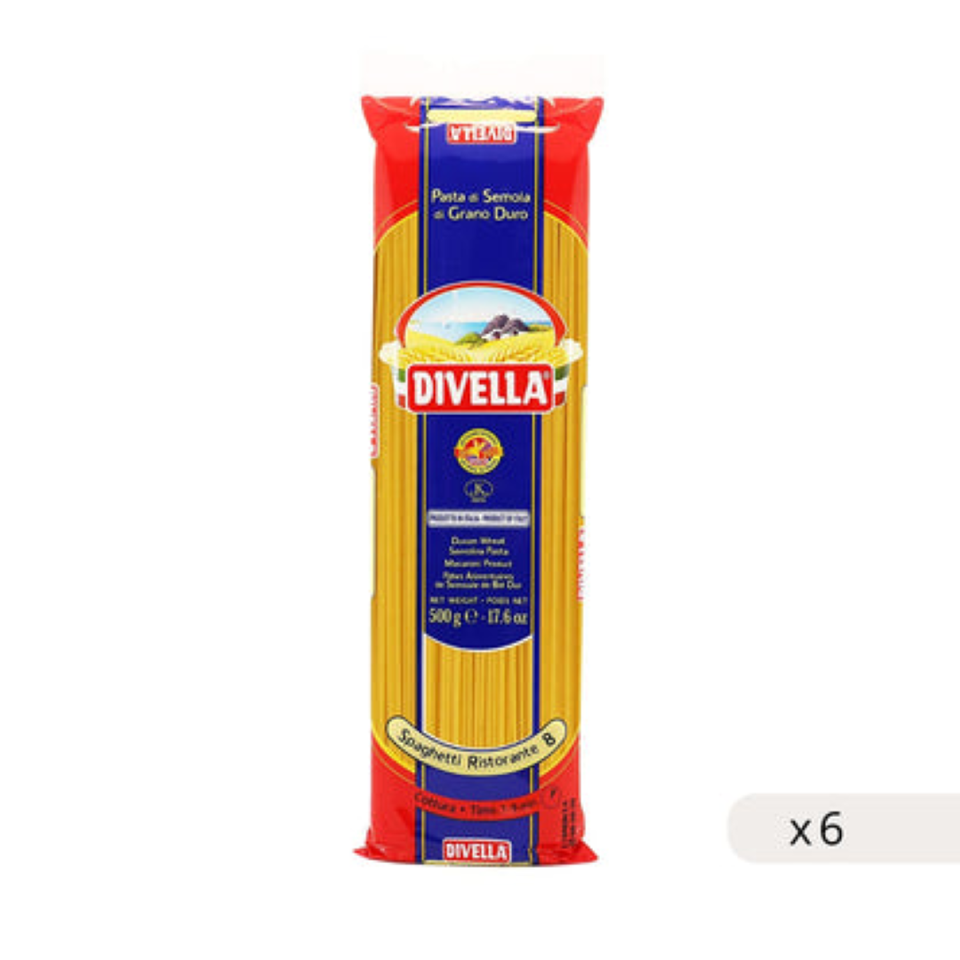 DIVELLA SPAGHETTI W/WHEAT 500G